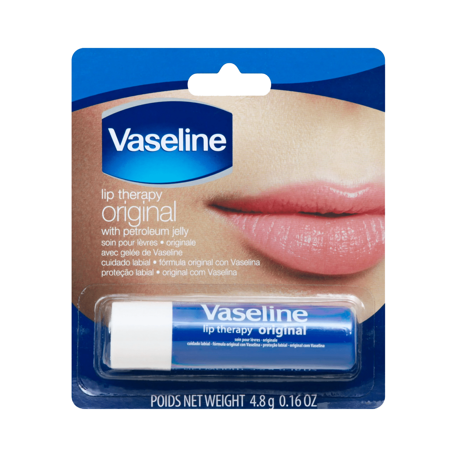Vaseline Lip Therapy Dưỡng Ẩm Dưỡng Ẩm Môi Với Dầu, Vitamin E, Trong Suốt