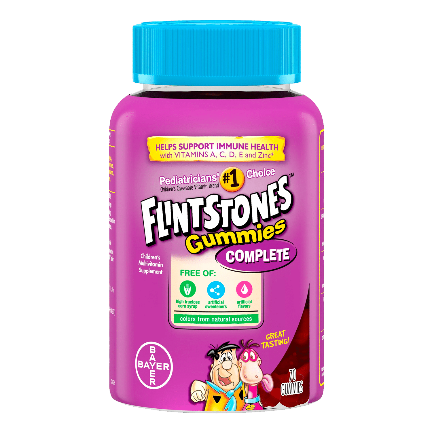 Flintstones Gummies Kids Vitamin, Kẹo dẻo tổng hợp cho trẻ em, 70 Ct - Image 2