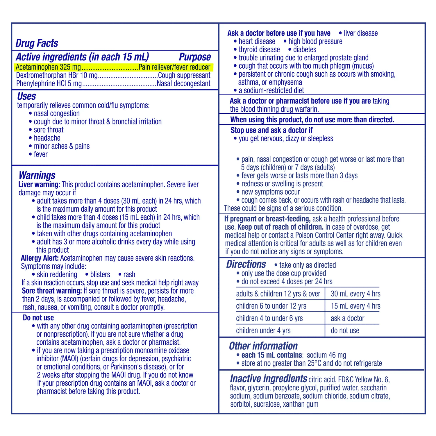 Vicks DayQuil Thuốc trị cảm lạnh, ho và cúm ban ngày, 12 fl oz - Image 2